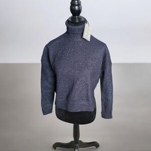 All Saints NWT Amos (Sweater Only) Wool & Alpaca Blend, Midnight Blue XS